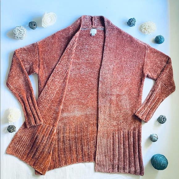 Red Knit Cardigan - Picture 2 of 5